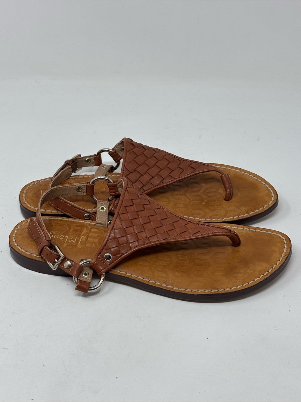 J. McLaughlin Nolita leather slingback sandals size 8 - Picture 4 of 13